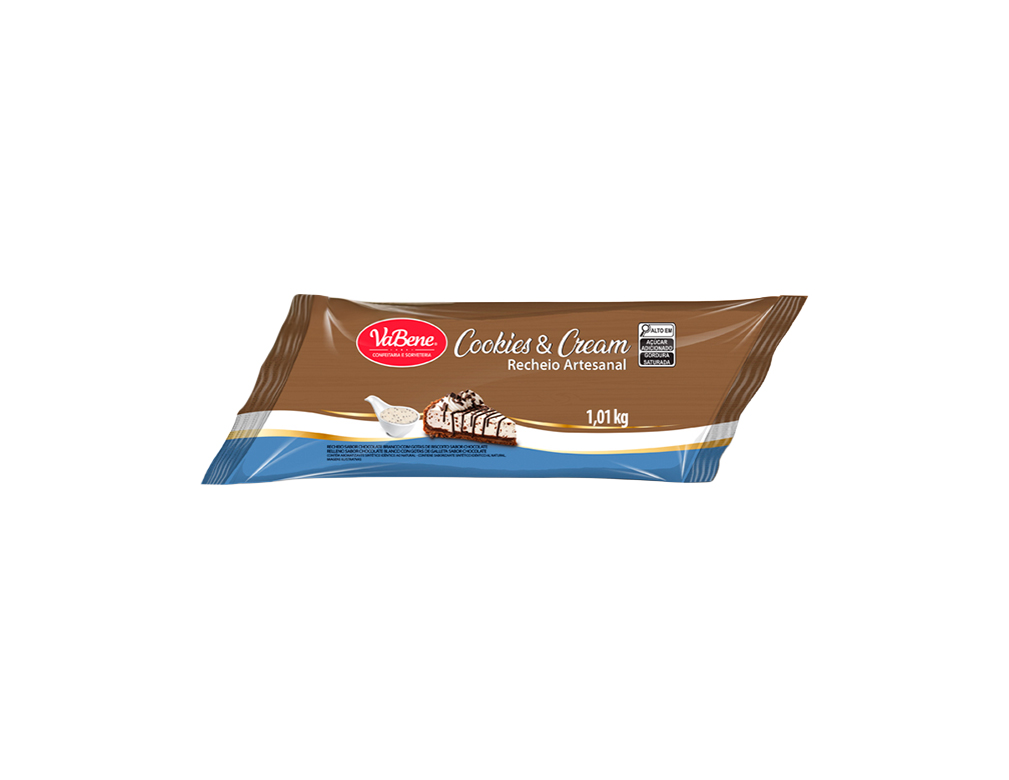 CREME COOKIE E CREAM RECHEIO ARTESANAL VABENE 1,01 KG (CX 8 BIS)